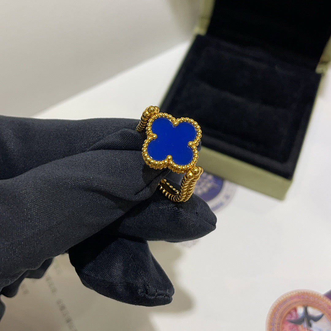 [Riva Schmuck]Glücksklee Gold Wendering