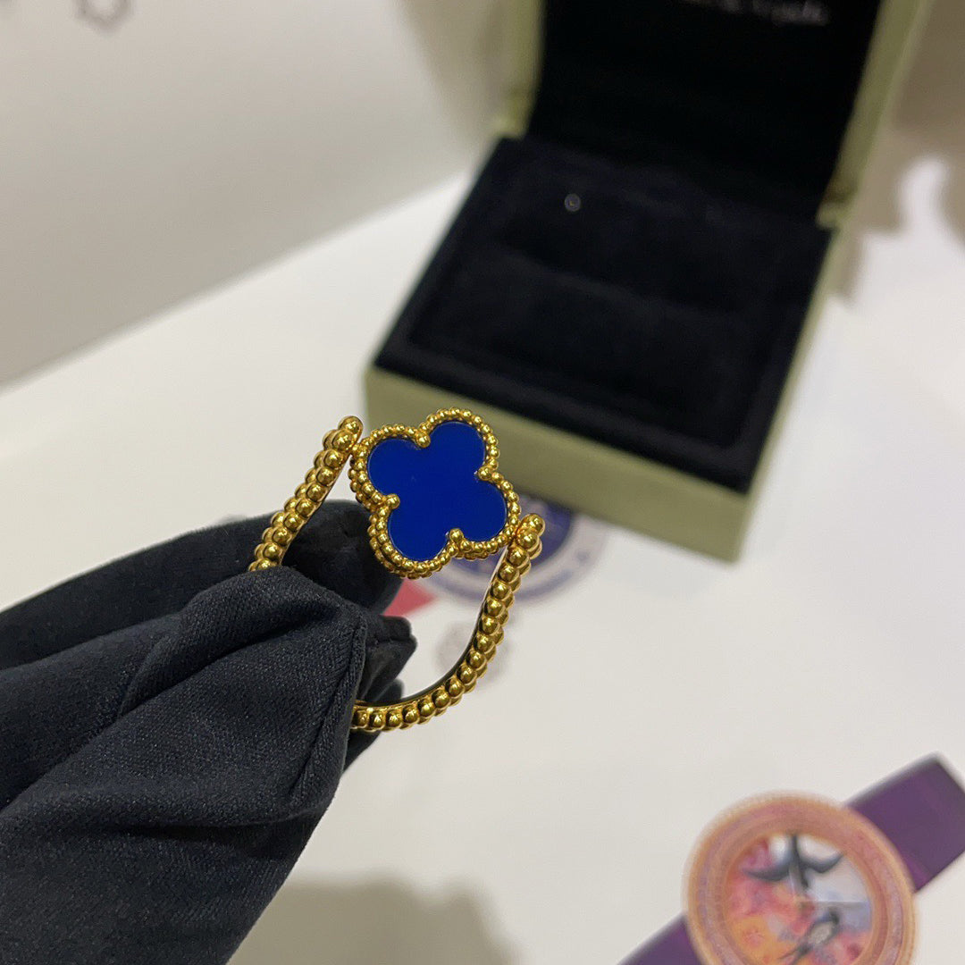 [Riva Schmuck]Glücksklee Gold Wendering