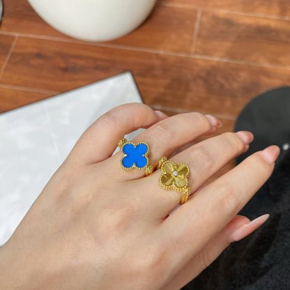 [Riva Schmuck]Glücksklee Gold Wendering
