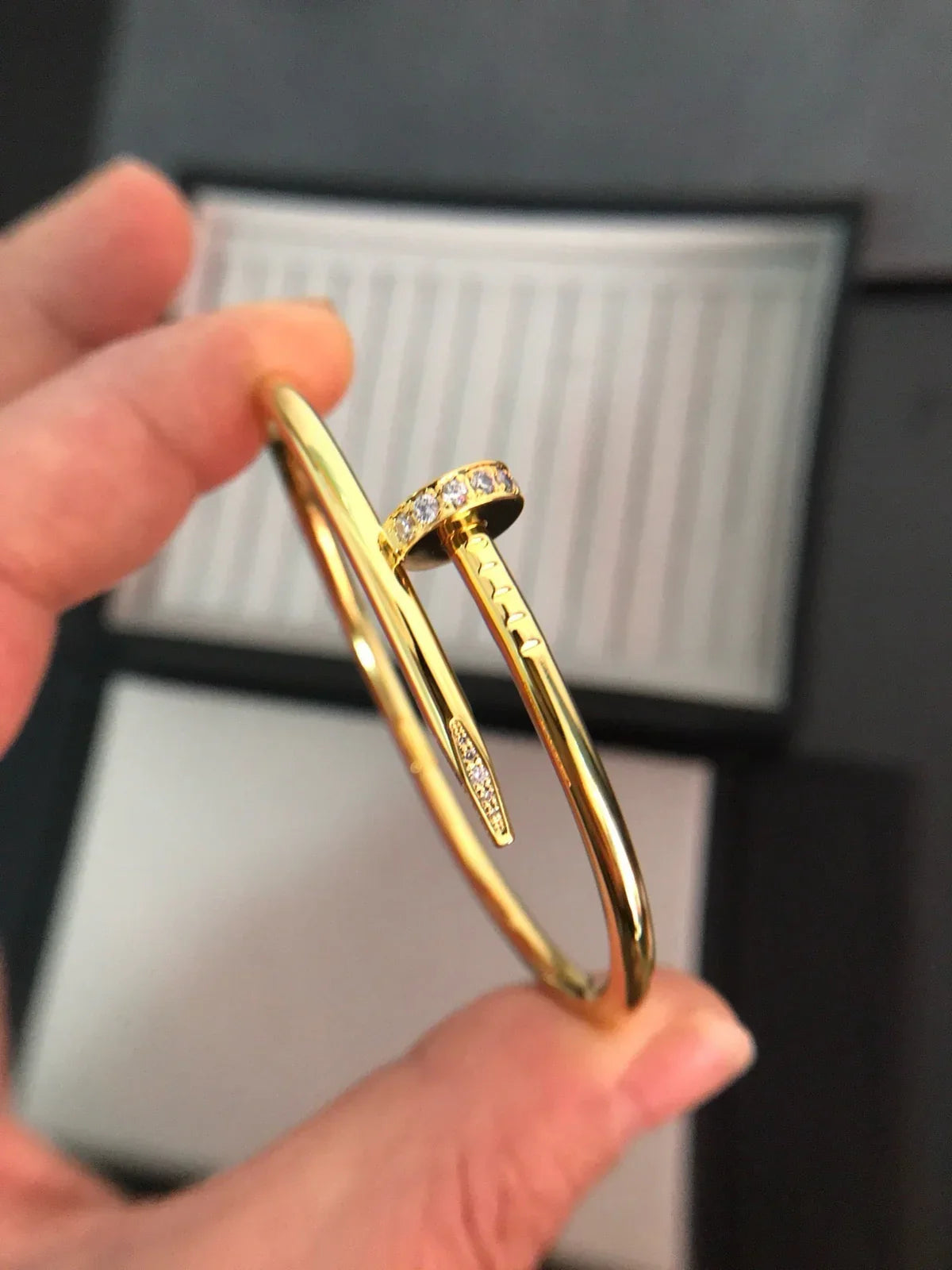[Riva Jewelry]JUSTE UN CLOU 3.5MM KLASSISCHER DIAMANTARMREIF