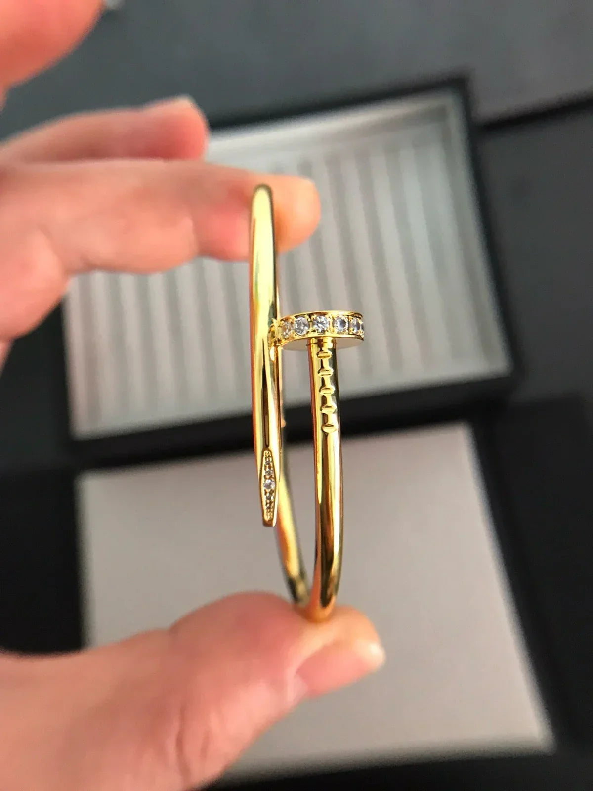 [Riva Jewelry]JUSTE UN CLOU 3.5MM KLASSISCHER DIAMANTARMREIF