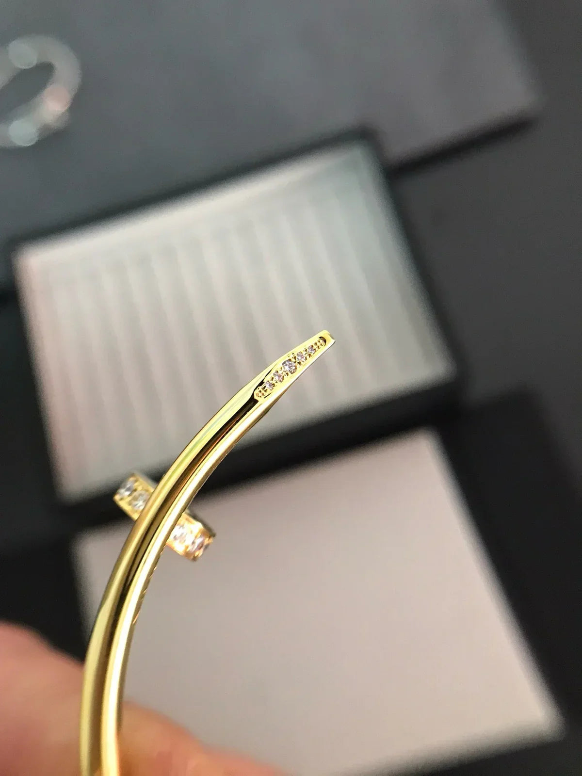[Riva Jewelry]JUSTE UN CLOU 3.5MM KLASSISCHER DIAMANTARMREIF