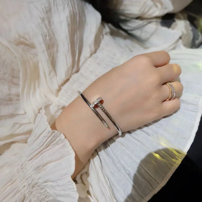 [Riva Jewelry]JUSTE UN CLOU 3.5MM KLASSISCHER DIAMANTARMREIF