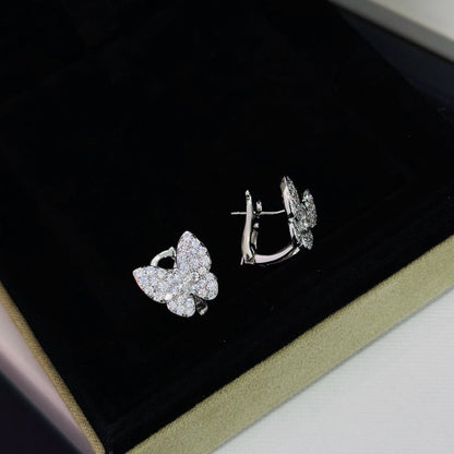 [Riva Jewelry ]BUTTERFLY ALL DIAMOND EARRINGS
