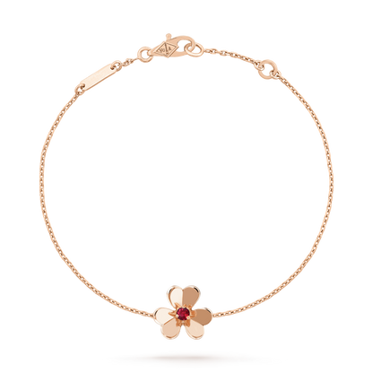 [Riva Jewelry ]FRIVOLE GOLD FLOWER PINK MALACHITE BRACELET