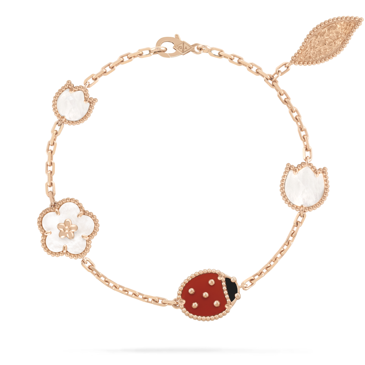 [Riva Jewelry ]LUCKY SPRING 5 MOTIF BRACELET