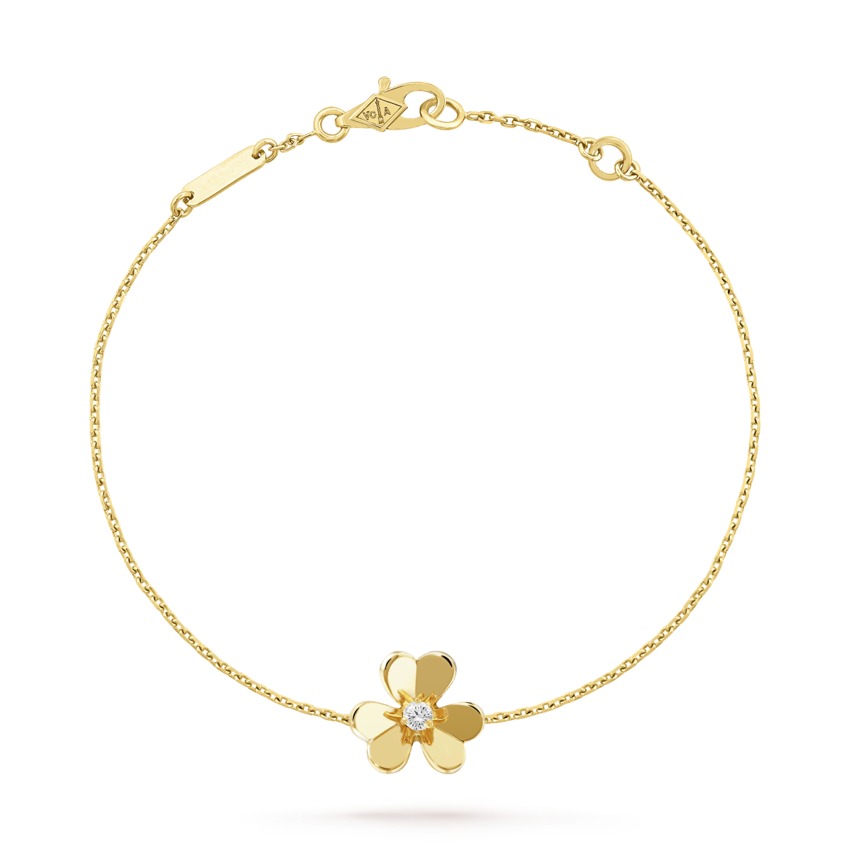 [Riva Jewelry ]FRIVOLE GOLD FLOWER PINK MALACHITE BRACELET