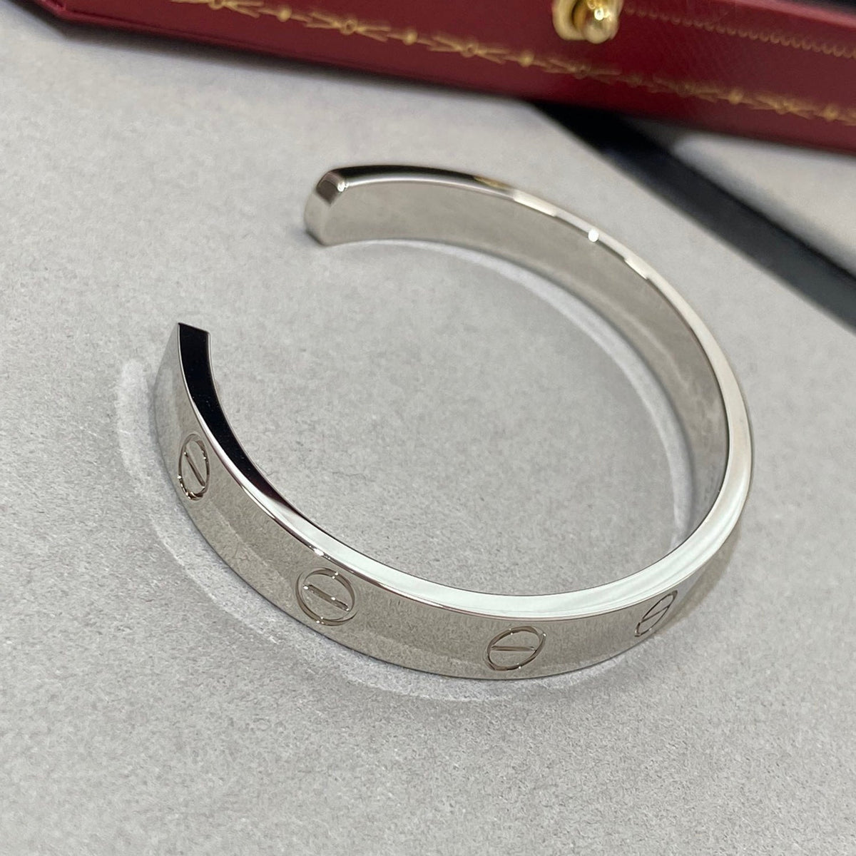[Riva Jewelry ]LOVE BRACELET 6.1MM 1 DIAMOND OPEN CUFF