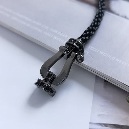 [Riva Jewelry]フォースラージシリーズ ブラックサムライブレスレット