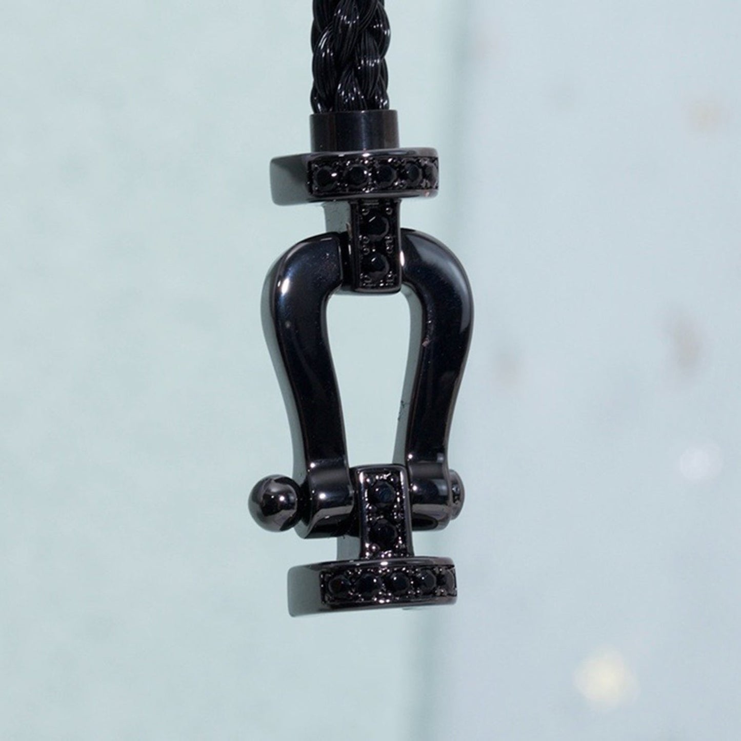[Riva Jewelry]フォースラージシリーズ ブラックサムライブレスレット
