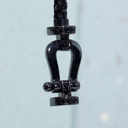 [Riva Jewelry]フォースラージシリーズ ブラックサムライブレスレット
