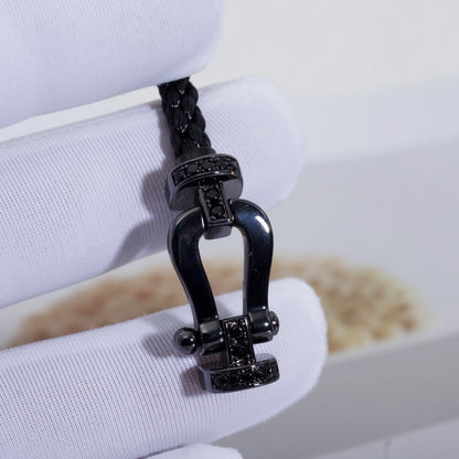 [Riva Jewelry]フォースラージシリーズ ブラックサムライブレスレット