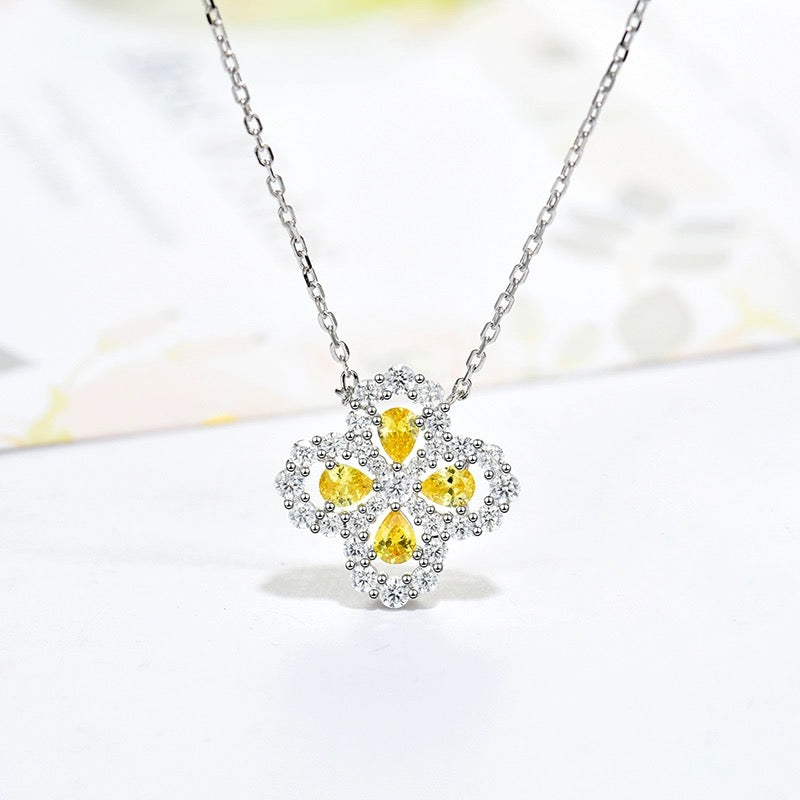 [Riva Jewelry]LOOP HALSKETTE VOLLES MOTIV DIAMANT 16MM MEHRERE FARBEN