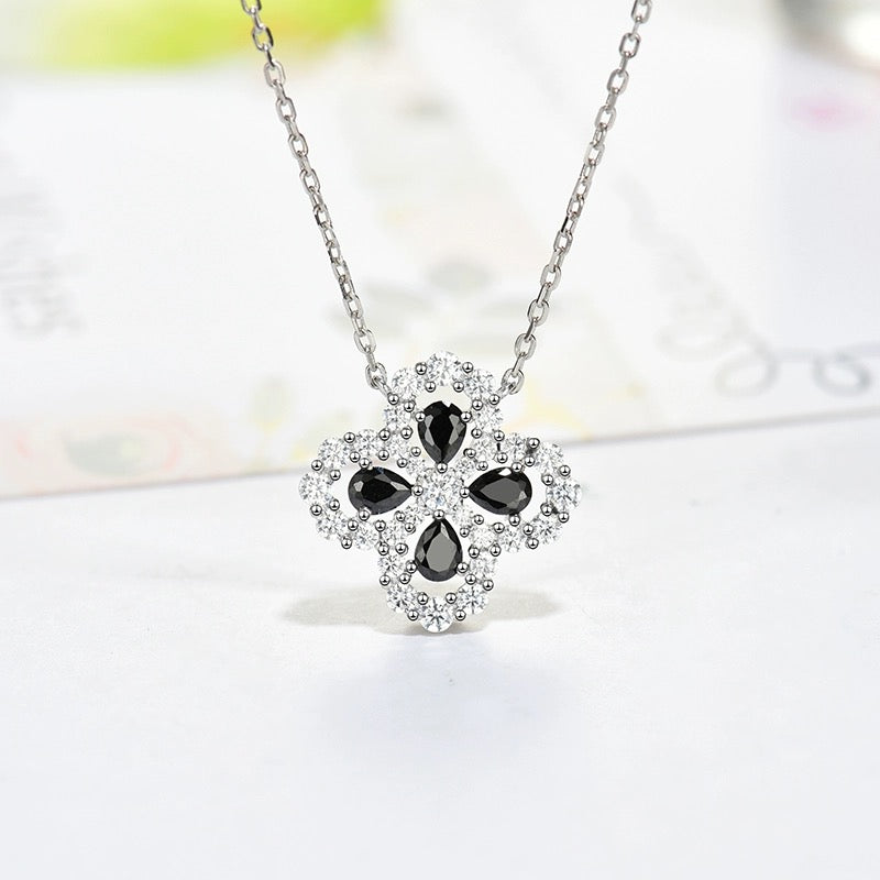 [Riva Jewelry]LOOP HALSKETTE VOLLES MOTIV DIAMANT 16MM MEHRERE FARBEN