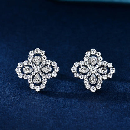 [Riva Jewelry]LOOP-OHRRINGE VOLL MOTIV DIAMANT 16MM