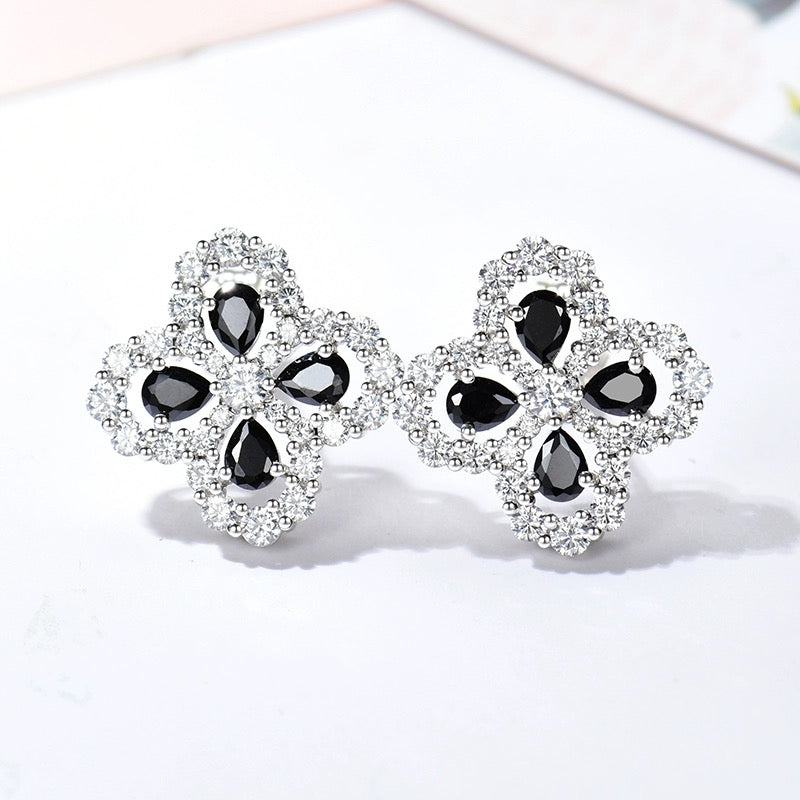 [Riva Jewelry]LOOP-OHRRINGE VOLL MOTIV DIAMANT 16MM
