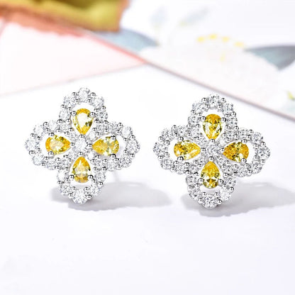 [Riva Jewelry]LOOP-OHRRINGE VOLL MOTIV DIAMANT 16MM