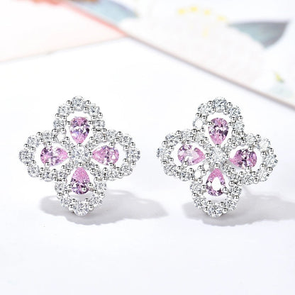 [Riva Jewelry]LOOP-OHRRINGE VOLL MOTIV DIAMANT 16MM