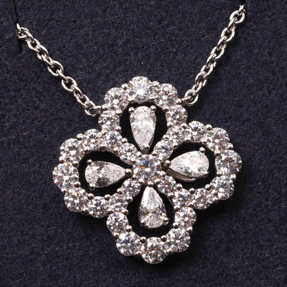 [Riva Jewelry]LOOP HALSKETTE VOLLES MOTIV DIAMANT 16MM MEHRERE FARBEN
