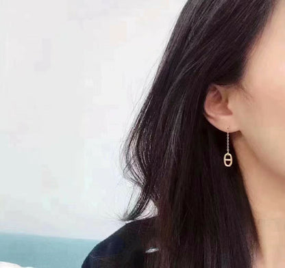 [Riva Jewelry ]CHAINE TASSEL EARRINGS