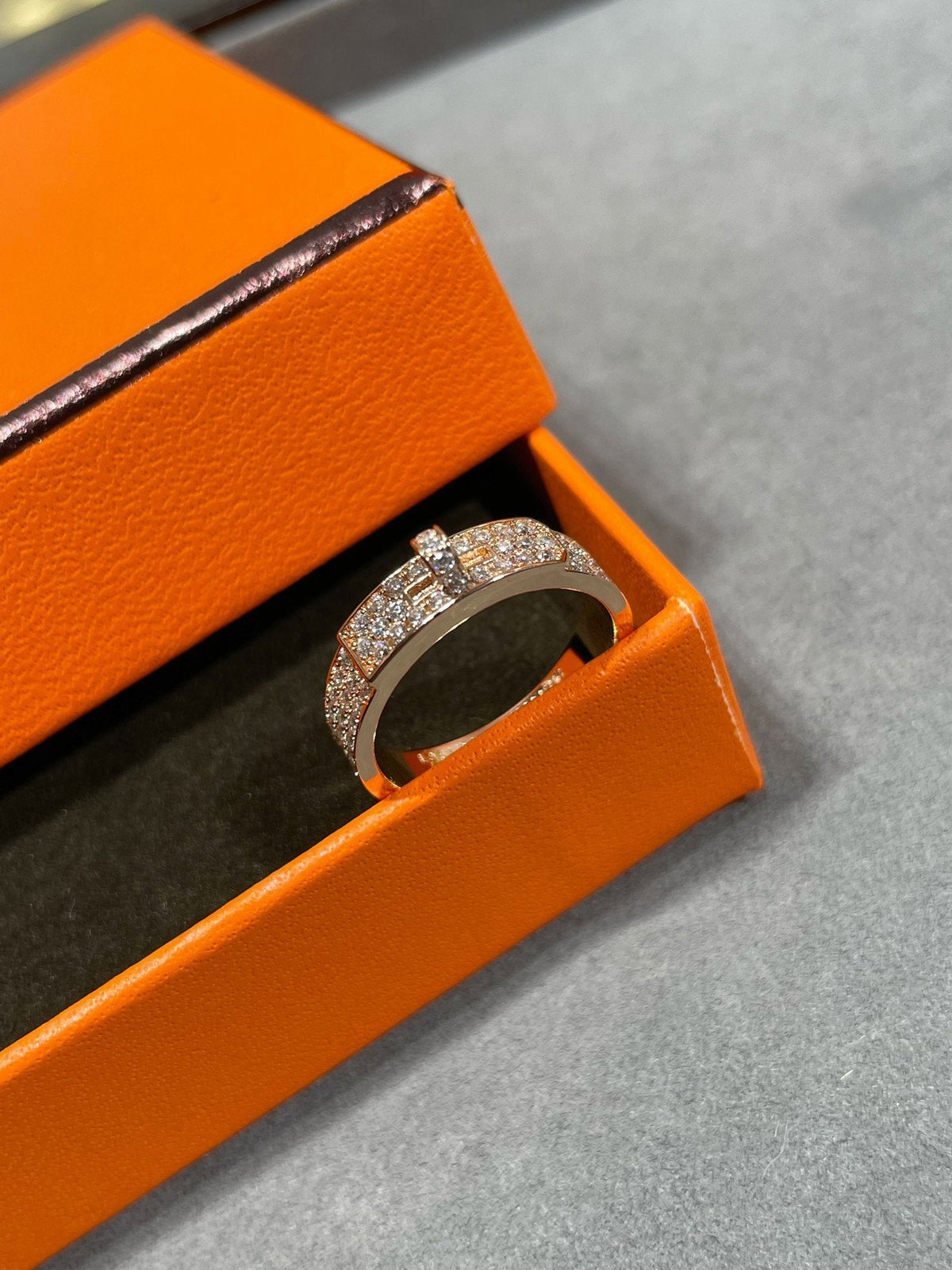 [Riva Jewelry ]KELLY PINK GOLD DIAMOND RING