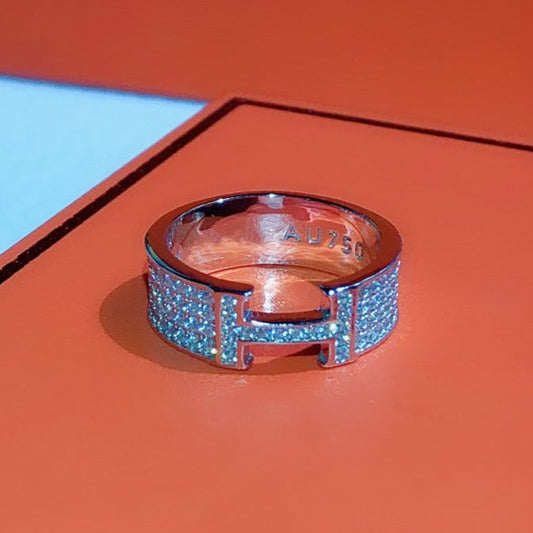 [Riva Jewelry]H-RING VOLL MIT DIAMANTEN
