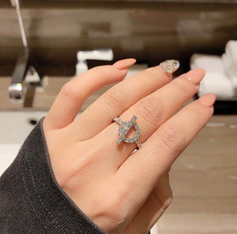 [Riva Jewelry]ECHAPPEE RING SILVER DIAMOND