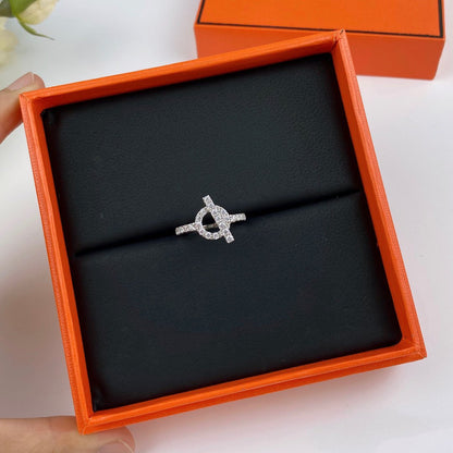 [Riva Jewelry ]ECHAPPEE RING SILVER DIAMOND