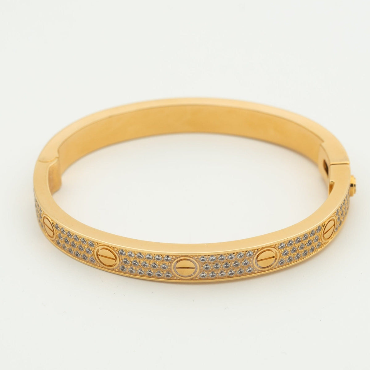 [Riva Jewelry ]LOVE BRACELET 6.1MM DIAMOND-PAVED