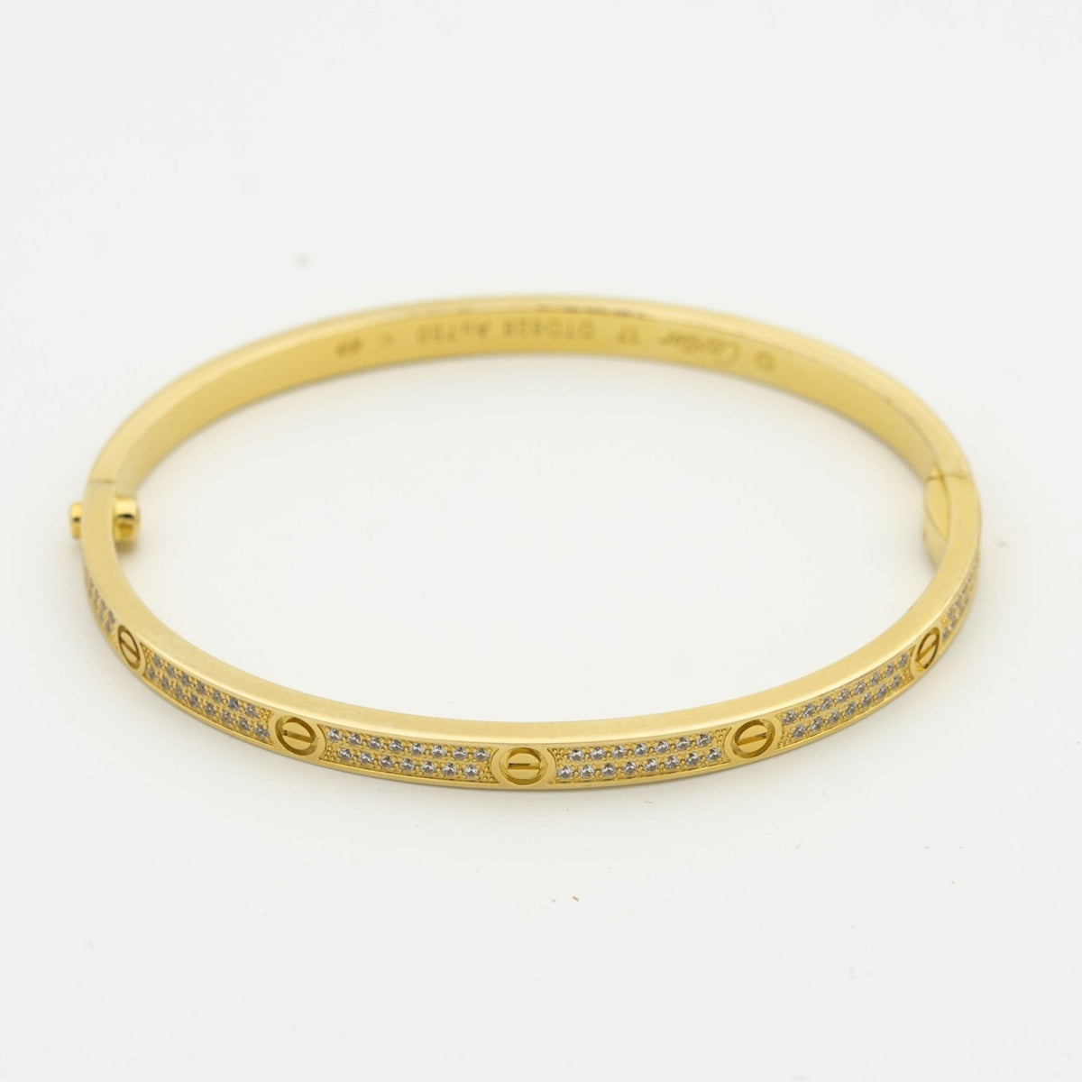 [Riva Jewelry ]LOVE BRACELET 3.65MM DIAMOND-PAVED