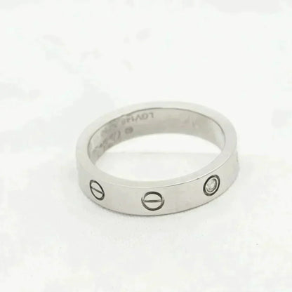 [Riva Jewelry ]LOVE RING 4MM 1 DIAMOND SILVER