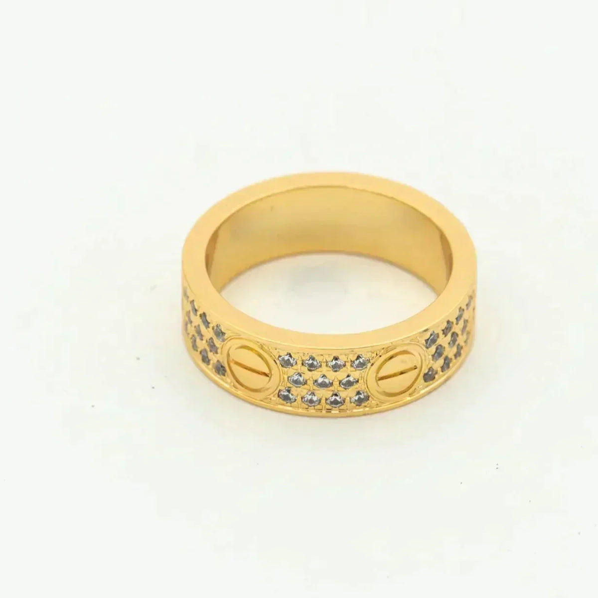 [Riva Jewelry ]LOVE RING 5.5MM DIAMONDS PAVED