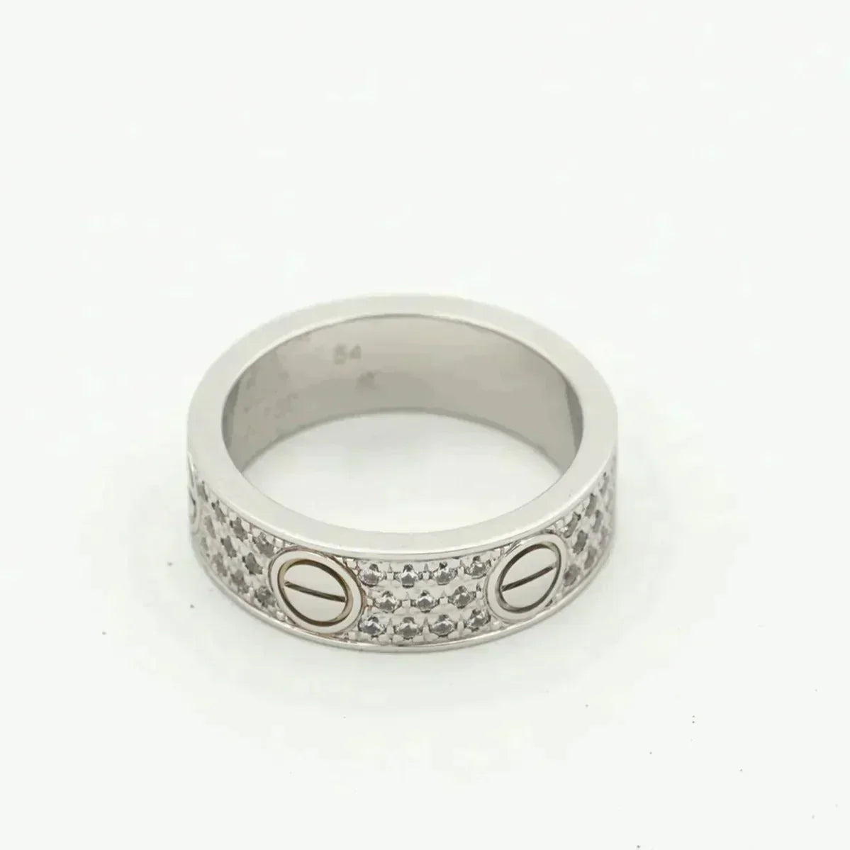 [Riva Jewelry ]LOVE RING 5.5MM DIAMONDS PAVED