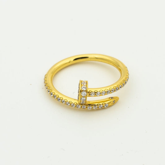 [Riva Jewelry ]JUSTE RING 1.8MM GOLD DIAMONDS