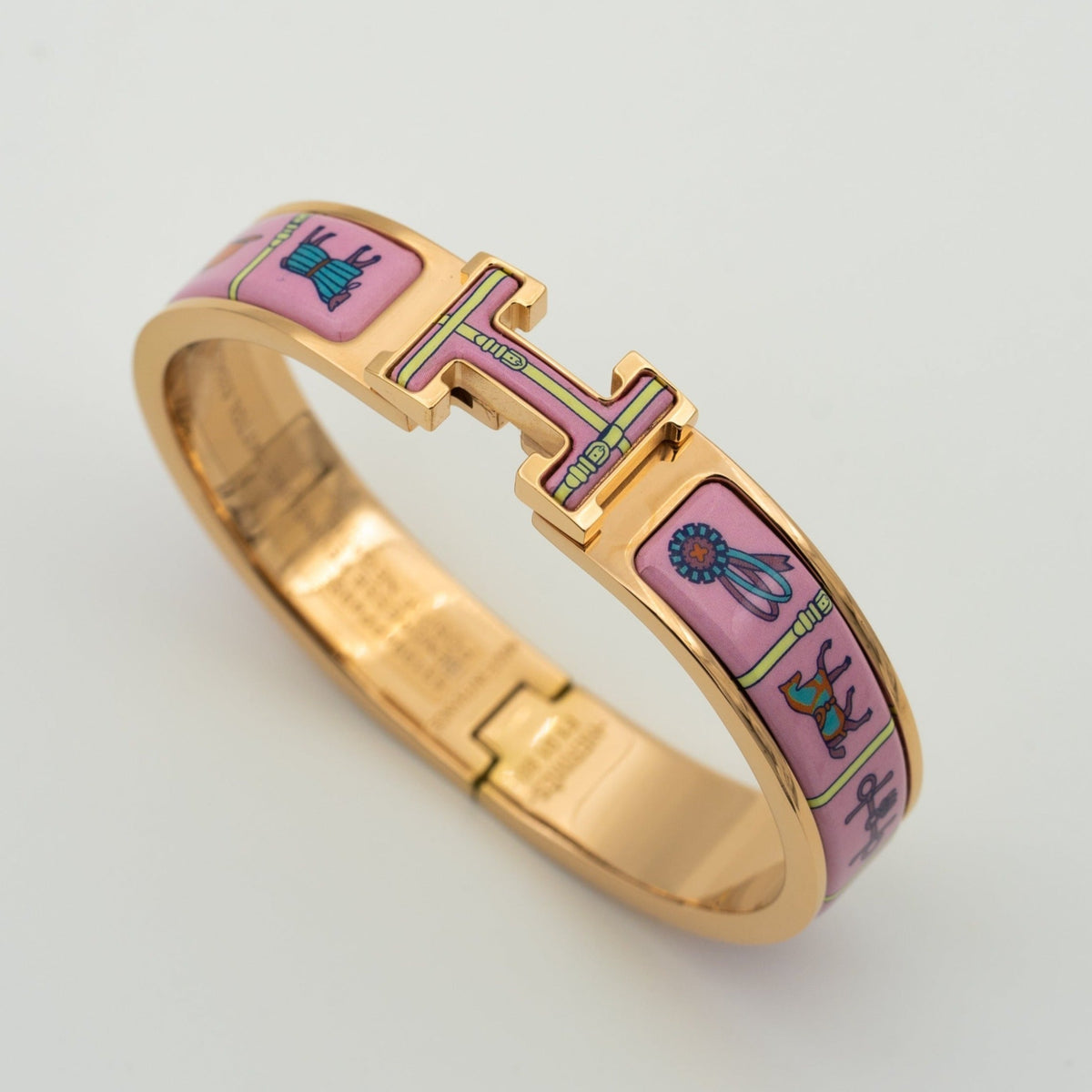 [Riva Jewelry ]H PINK GOLD BRACELET PINK CERAMIC