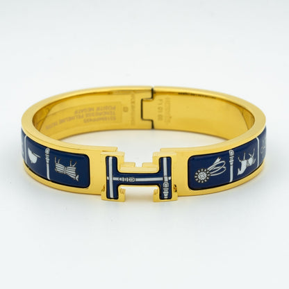 [Riva Jewelry ]H BRACELET BLUE CERAMIC
