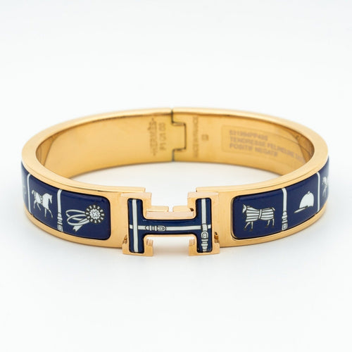 [Riva Jewelry ]H BRACELET BLUE CERAMIC