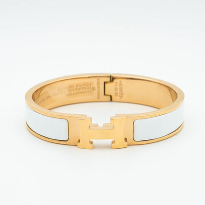 [Riva Jewelry]H WHITE BRACELET