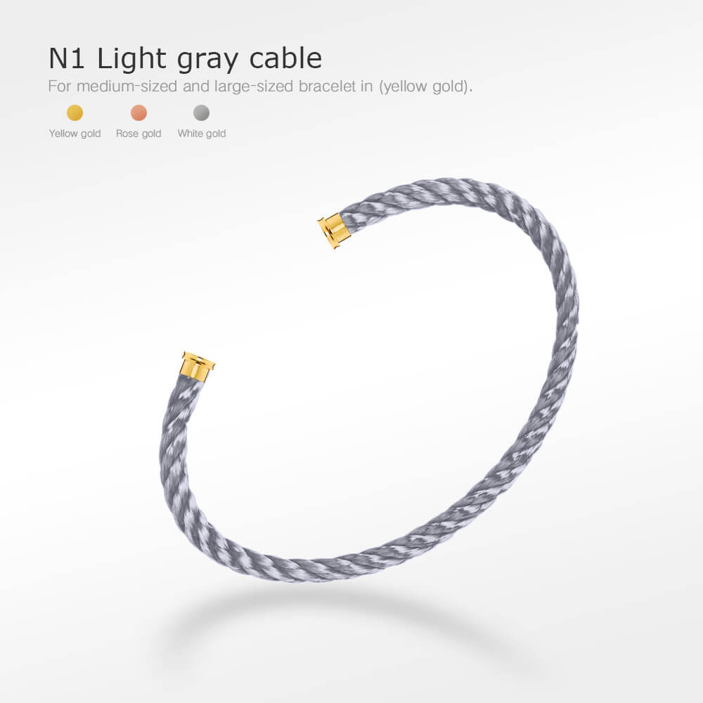 [Riva Jewelry ]FORCE SERIES BRACELET CABLES 50 CHOICES (DIY SELECTION)
