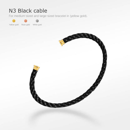 [Riva Jewelry ]FORCE SERIES BRACELET CABLES 50 CHOICES (DIY SELECTION)