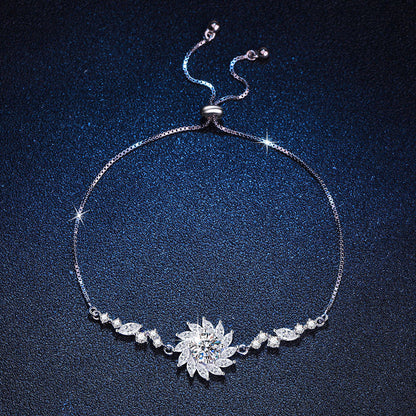 [Riva Jewelry]STRAHLENDE SONNENBLUMEN-MOISSANIT-ARMBAND
