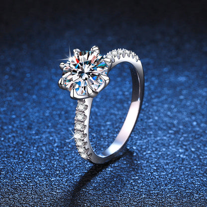 [Riva Jewelry]ボールドタイガークローマッサナイトエンゲージメントリング