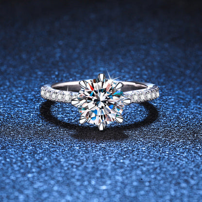 [Riva Jewelry]ボールドタイガークローマッサナイトエンゲージメントリング