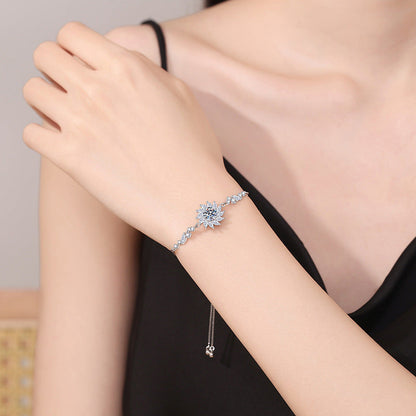[Riva Jewelry]STRAHLENDE SONNENBLUMEN-MOISSANIT-ARMBAND
