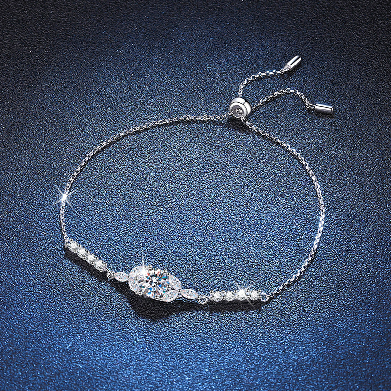 [Riva Jewelry]BLOOMING STAR-FLOWER MOISSANIT-ARMBAND