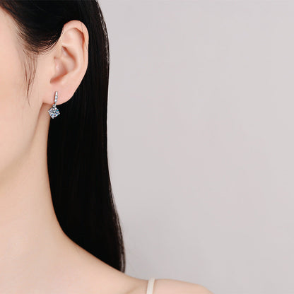 [Riva Jewelry]DYNAMISCHE TASSEL-MOISSANIT-OHRHÄNGER