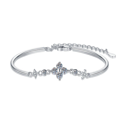 [Riva Jewelry]KLEE & ZWILLINGSSTERN MOISSANIT-ARMBAND