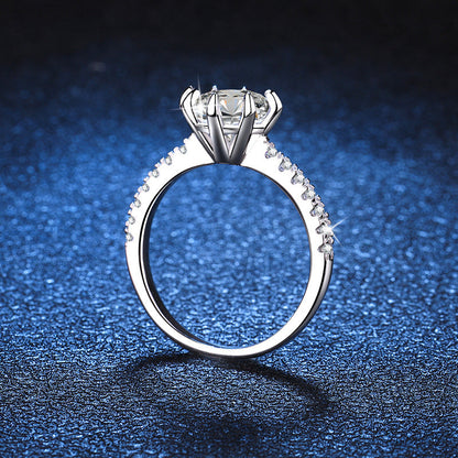 [Riva Jewelry]ボールドタイガークローマッサナイトエンゲージメントリング
