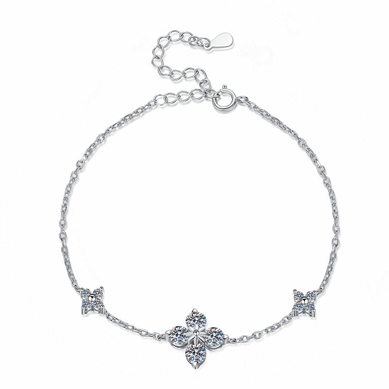 [Riva Jewelry]KLEE GLÜCKSBRINGER MOISSANIT-ARMBAND