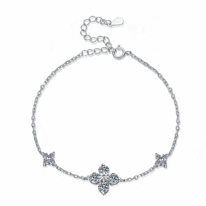 [Riva Jewelry]KLEE GLÜCKSBRINGER MOISSANIT-ARMBAND